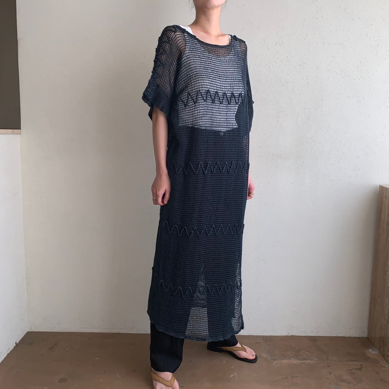 90s Crochet Dress Made in USA