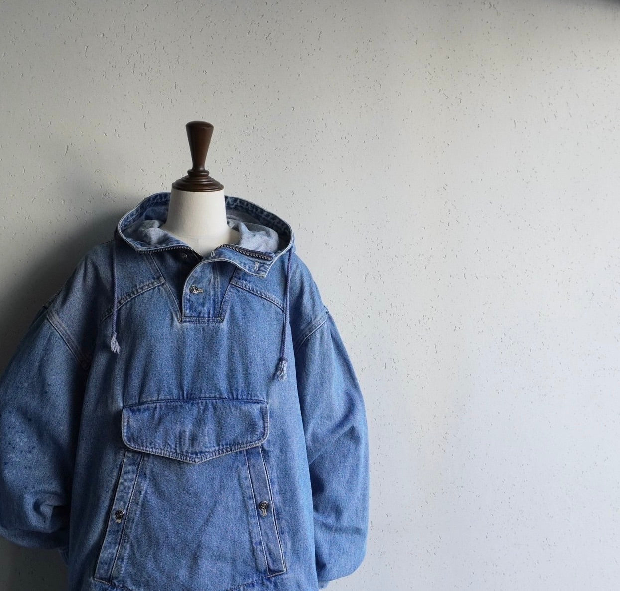 90s Denim Pullover Jacket
