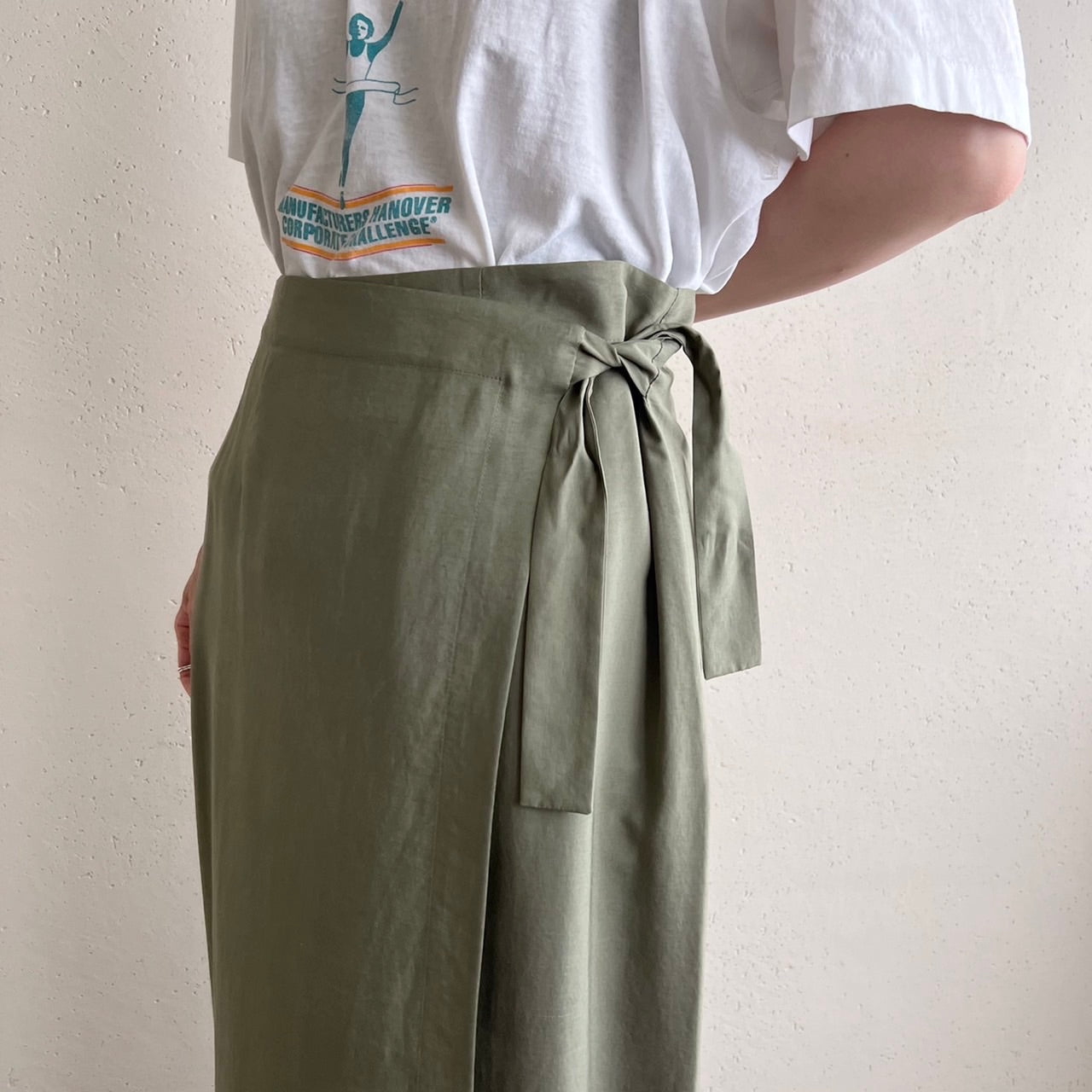 90s Silk Skirt