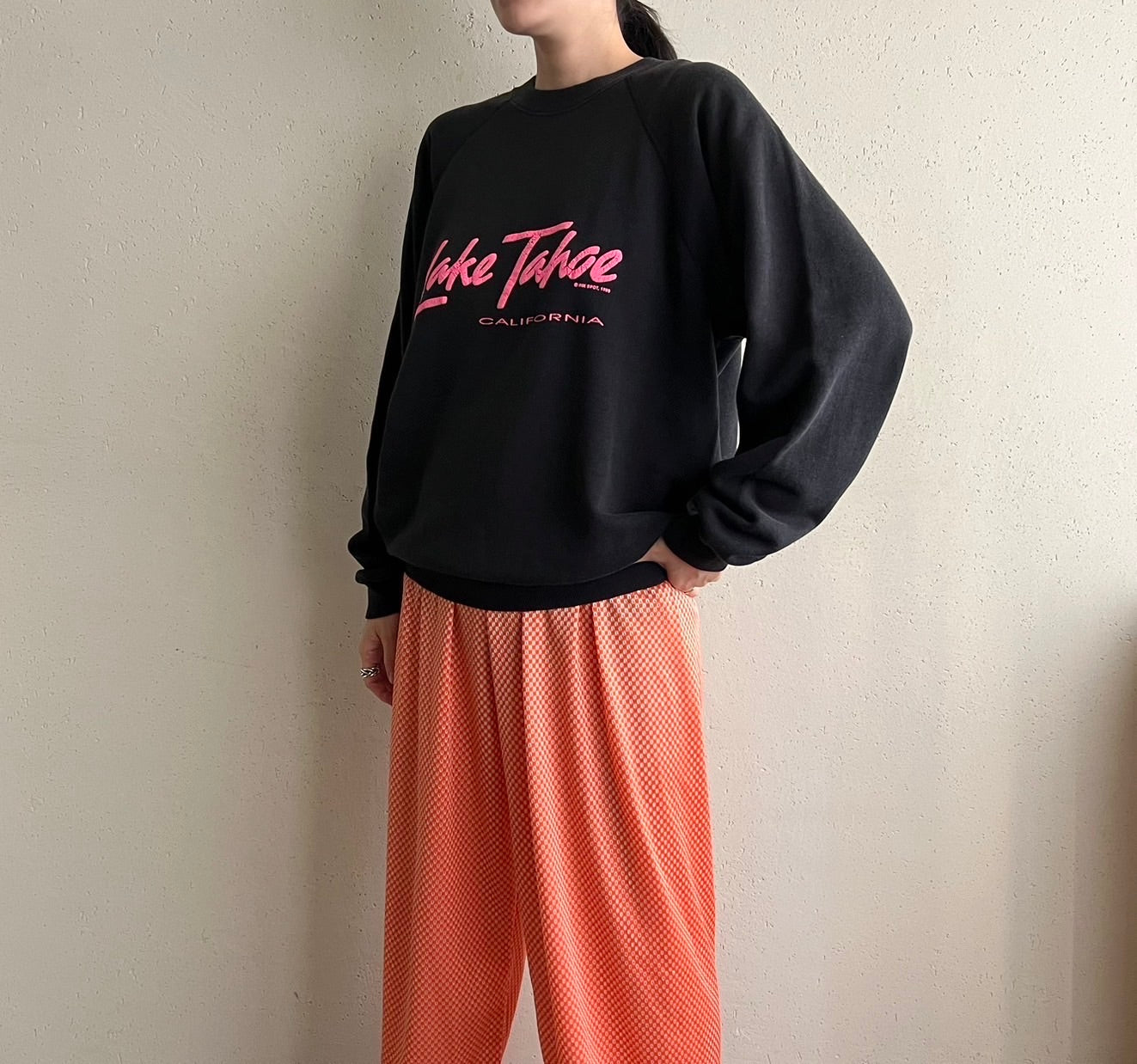 80s Printed Sweater Made in USA