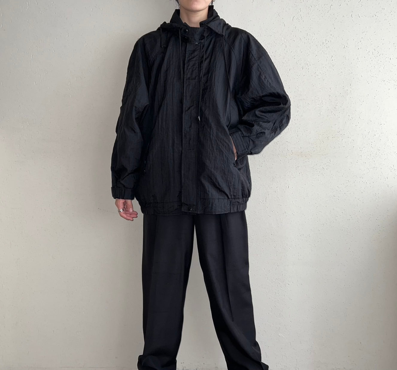 90s Hooded light jacket