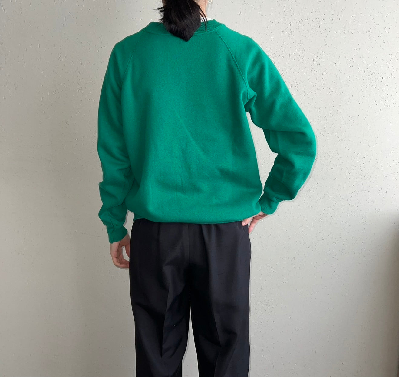 90s Green Sweater Made in USA