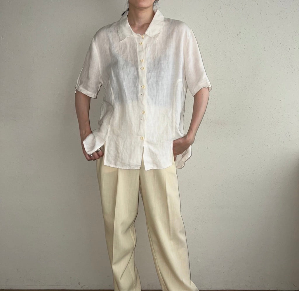 90s Zipped Sleeve Shirt Made in Italy