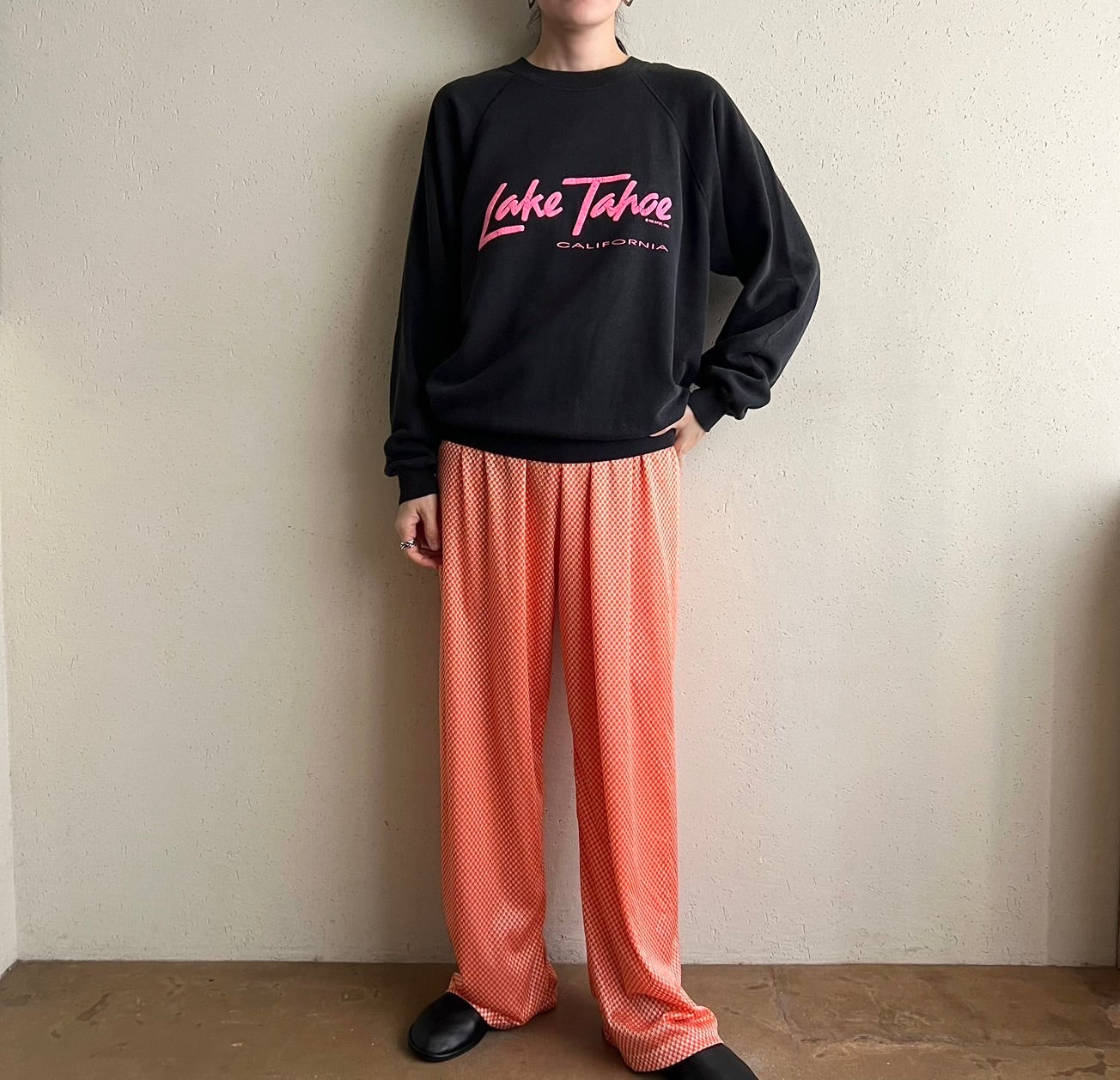 80s Printed Sweater Made in USA