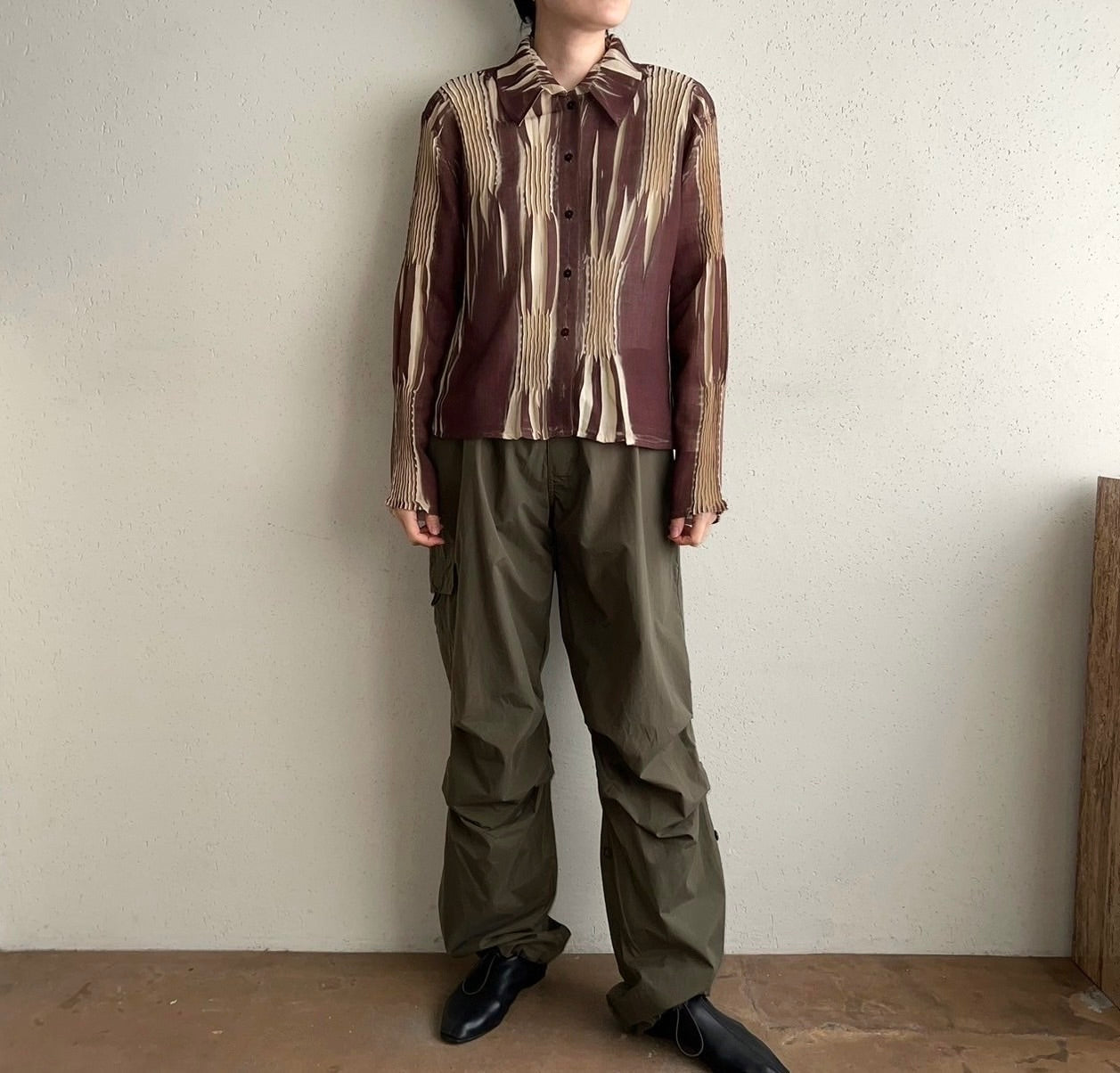 Pleated Design Shirt