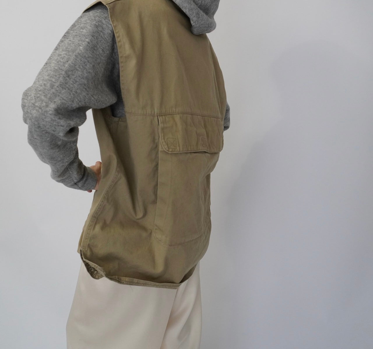 90s Cotton Boxy Vest
