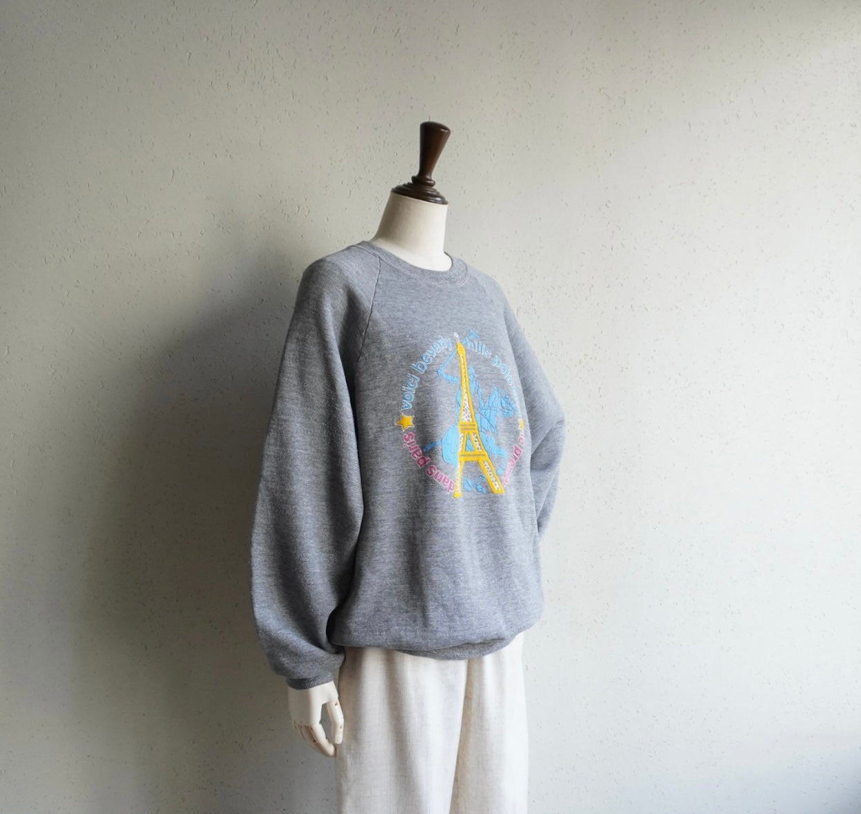 90s Printed Sweater Made in USA