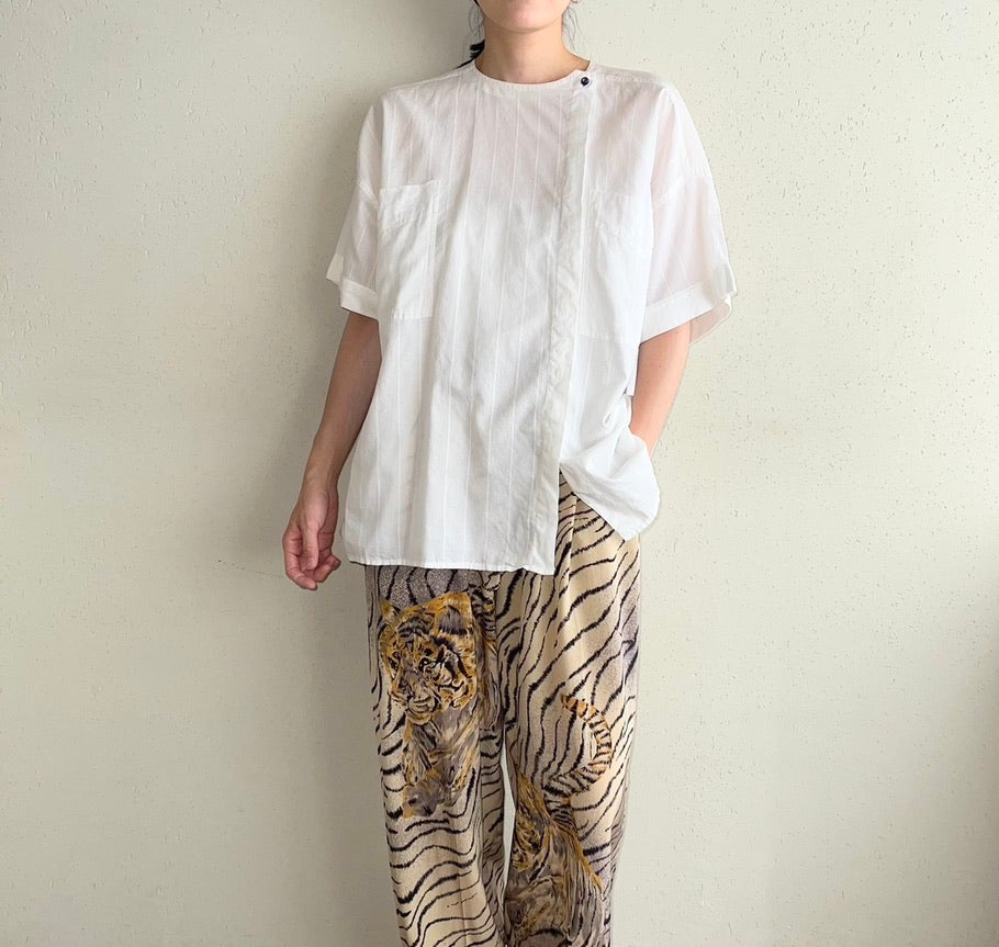 90s EURO Cotton Design Blouse