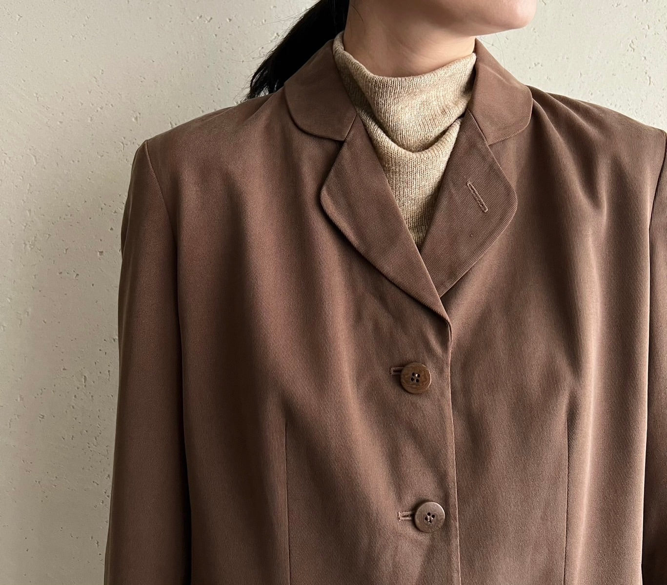 90s "ANN TAYLOR" Silk Two-Piece