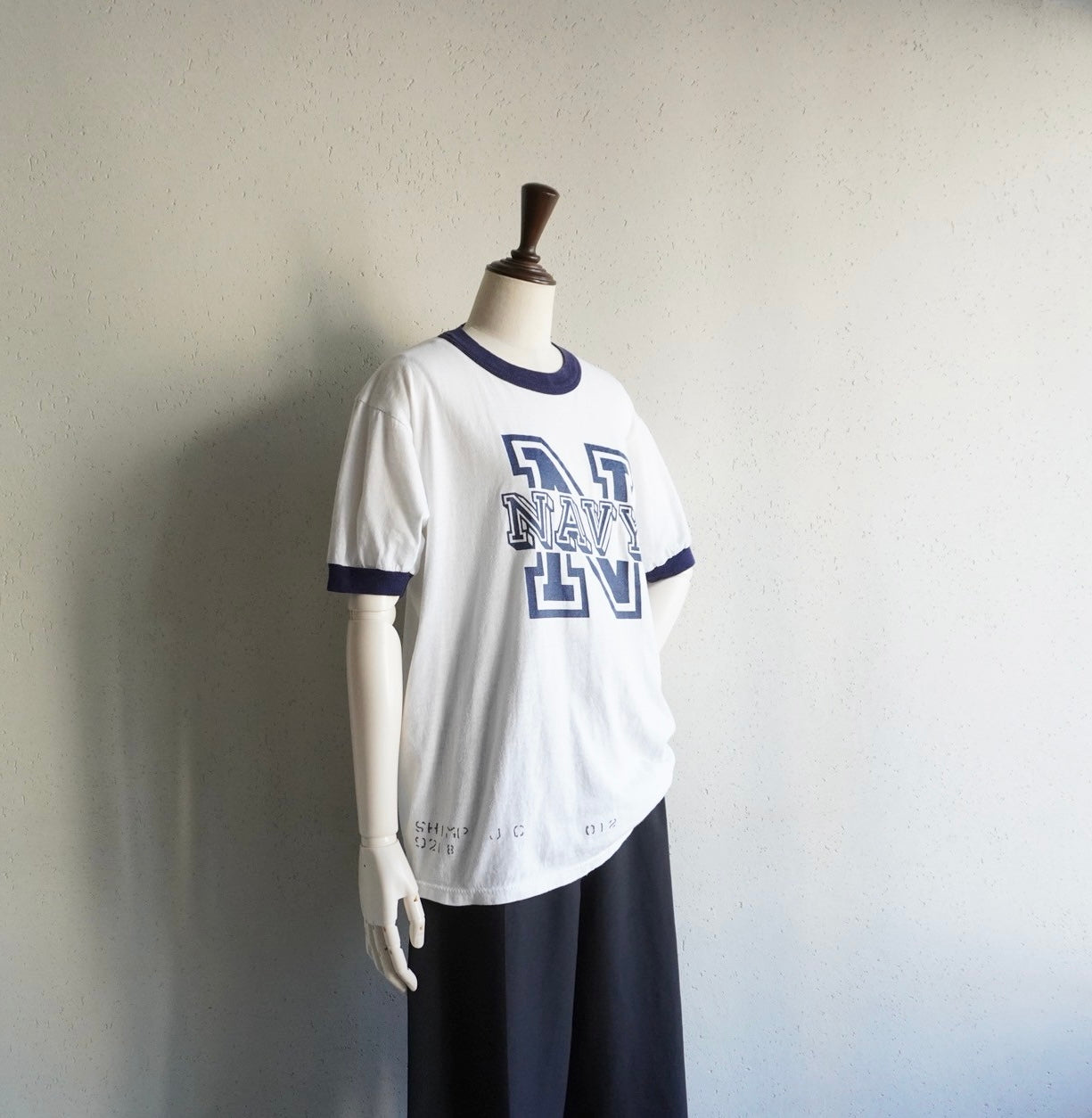 90s Printed Ringer T-shirt Made in USA