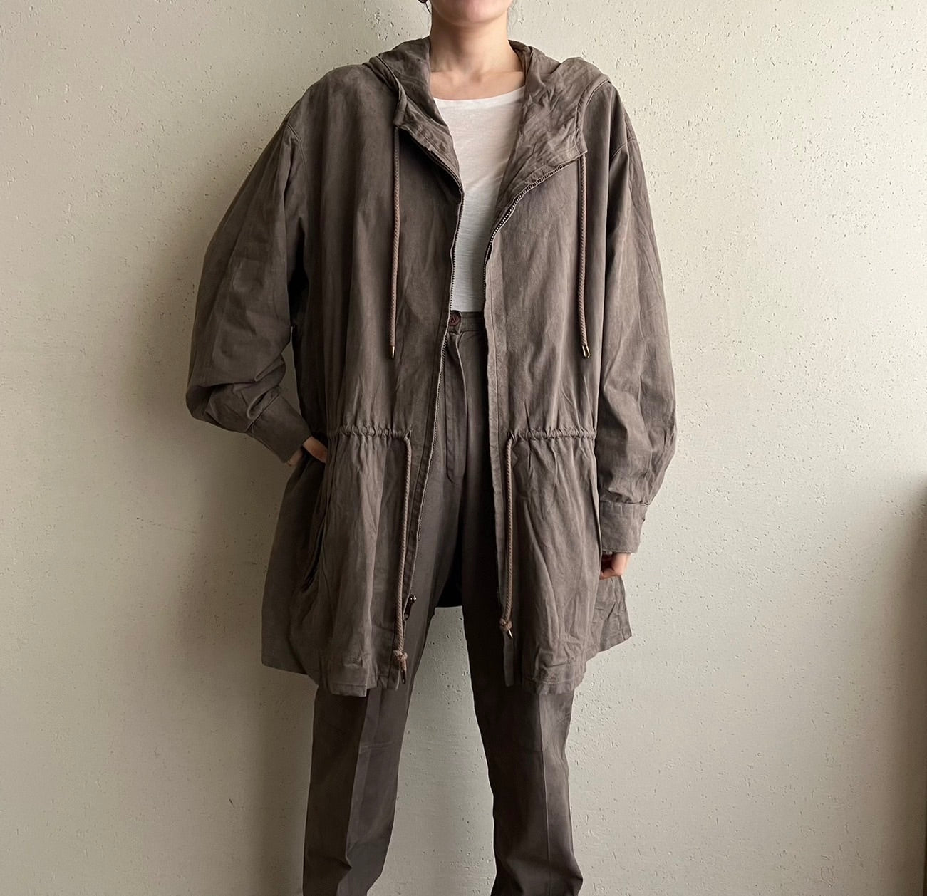 80s Suede Two-Piece Made in USA