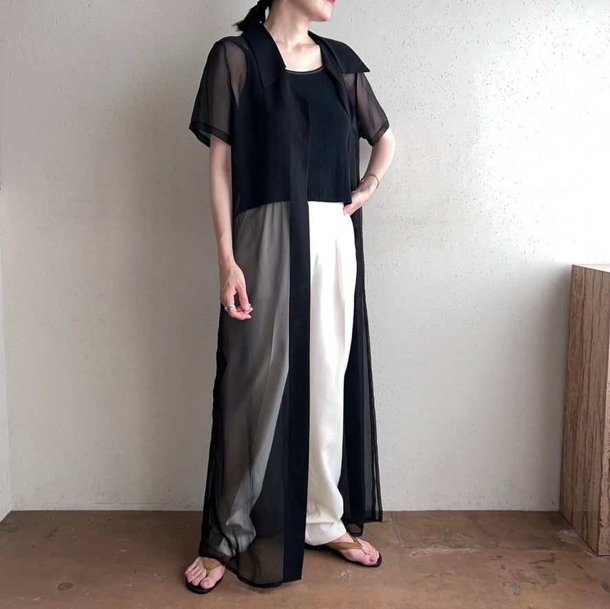90s EURO Sheer Maxi Dress