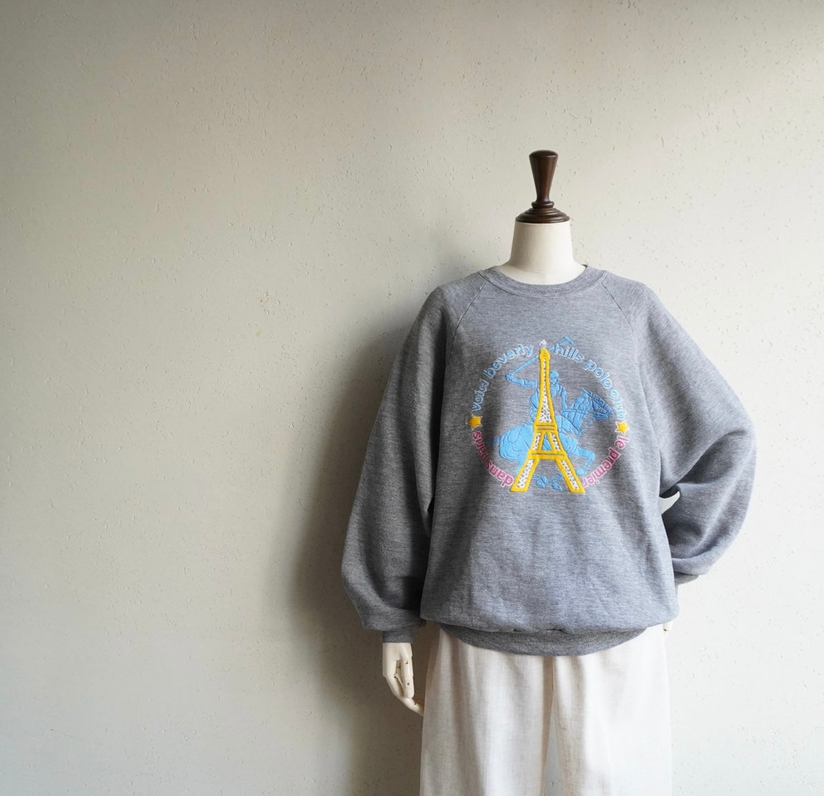 90s Printed Sweater Made in USA