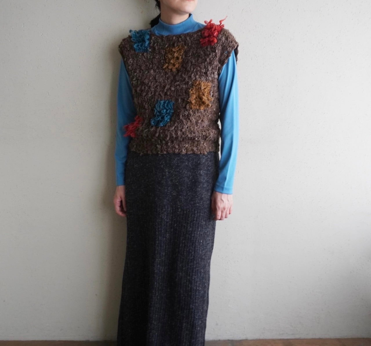 90s Design Knit Vest
