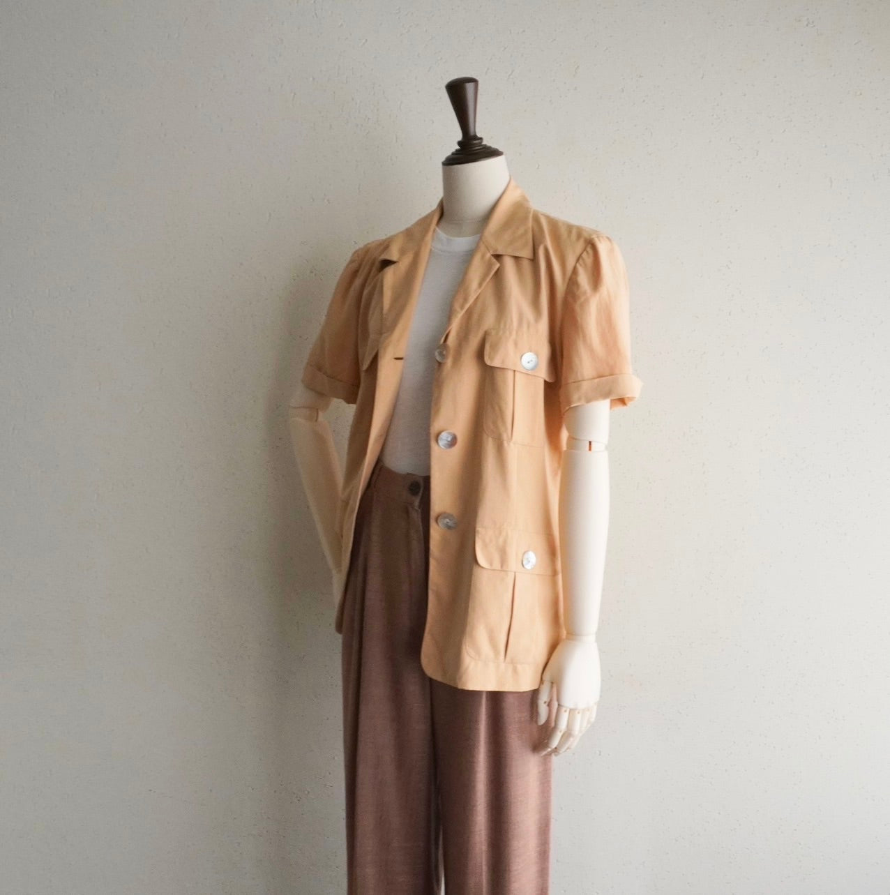 90s Silk Shirt, Jacket