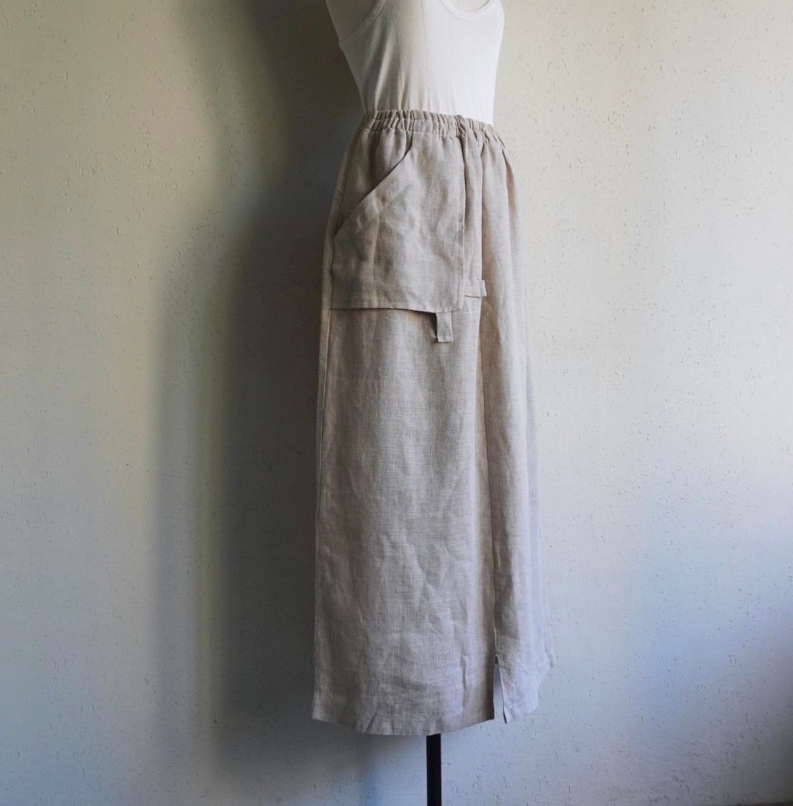80s EURO Linen Skirt
