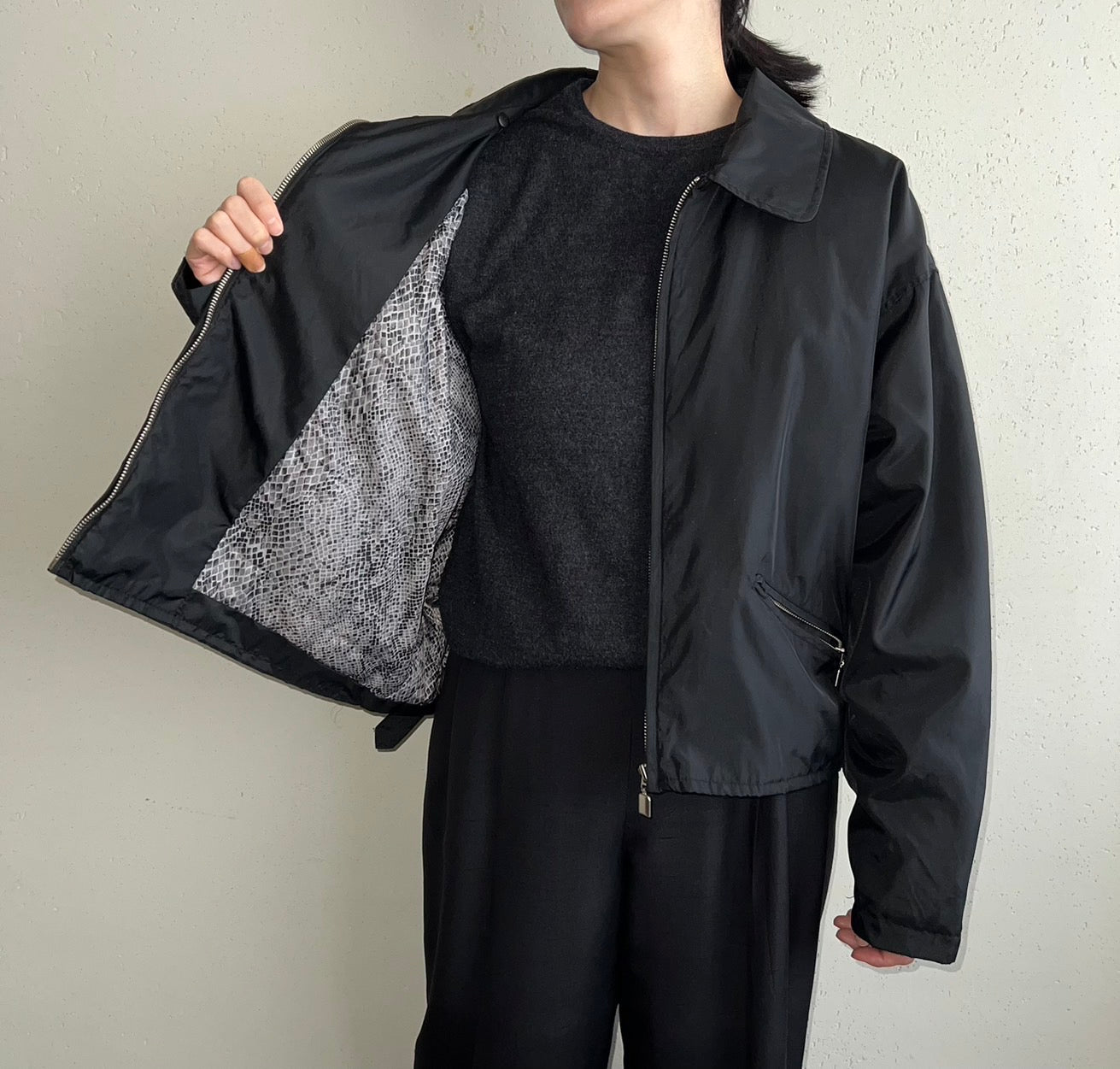 90s Black Light Jacket