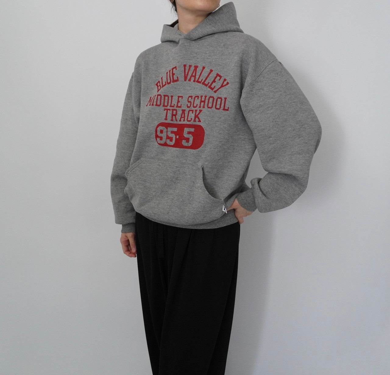 90s Hooded Sweater Made in USA