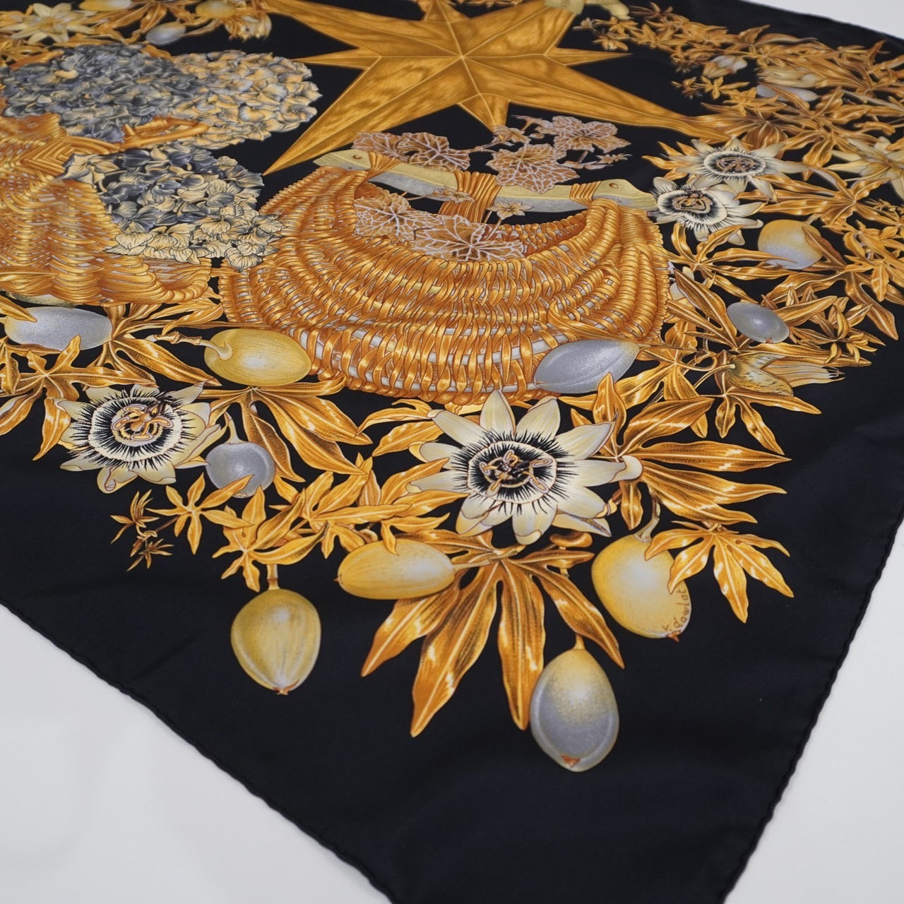 ”Hermes” Silk Scarf Made in France