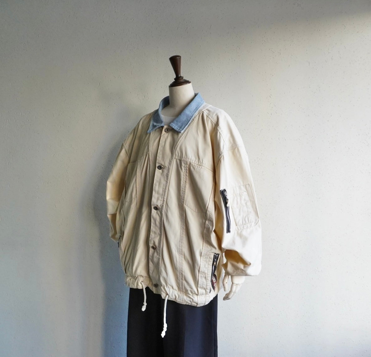 90s Denim Collar Jacket