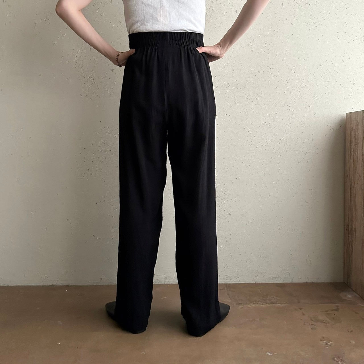 90s Black Pants Made in USA