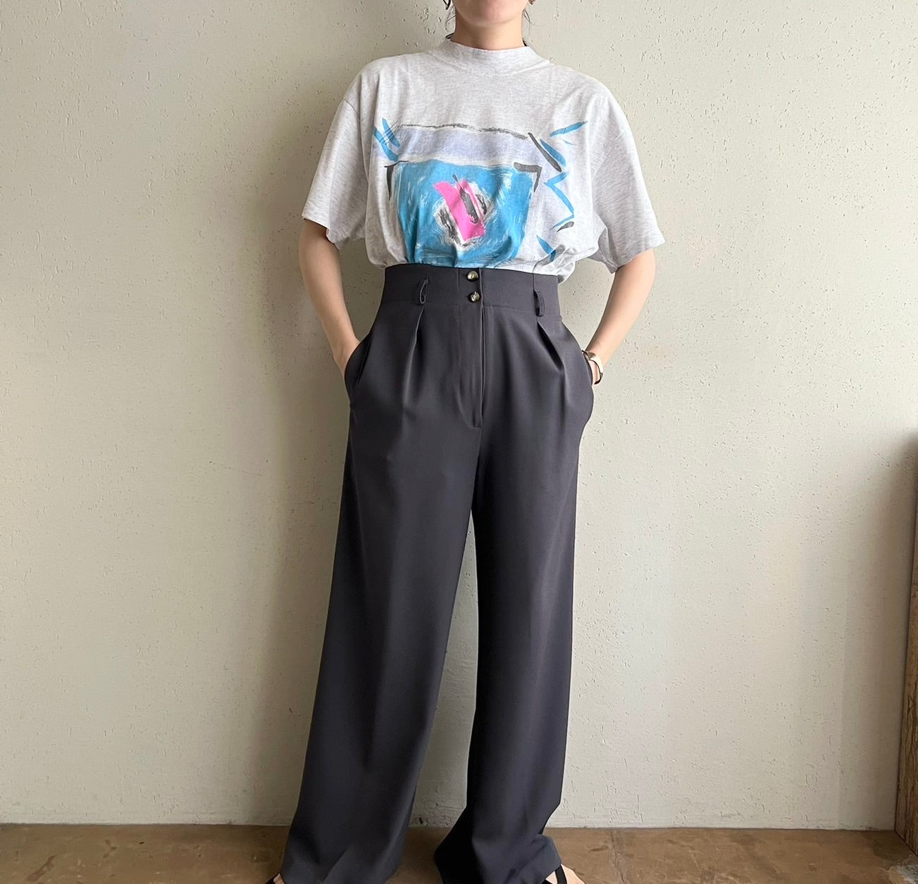 90s Printed T-shirt Made in USA