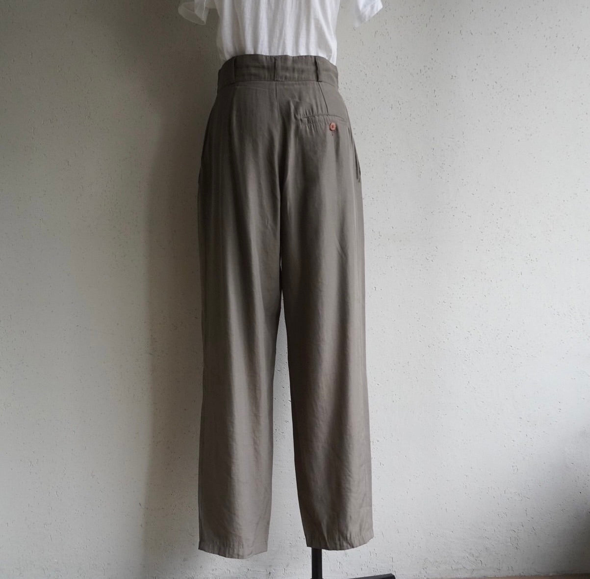 80s High Waisted Wide Pants Made in Italy