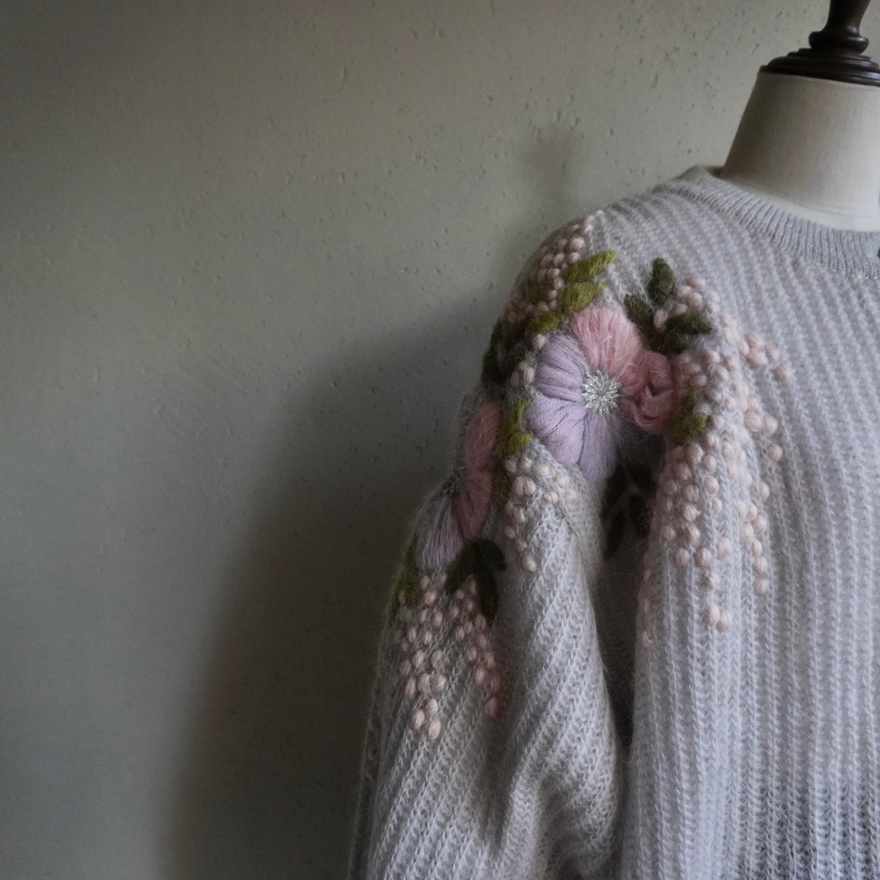 80s EURO Design Mohair Knit Cardigan
