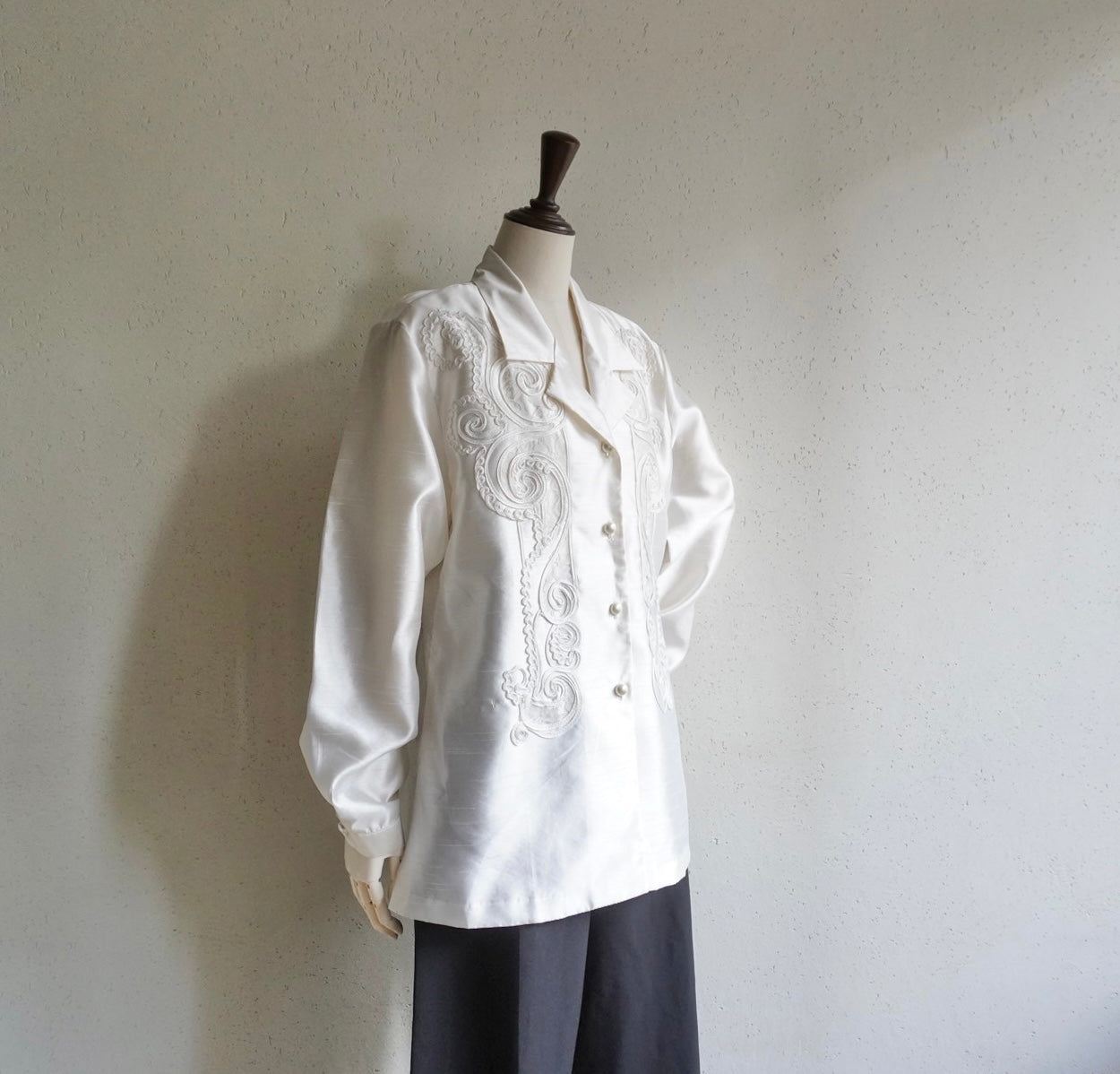 90s Cord Lace Shirt, Jacket