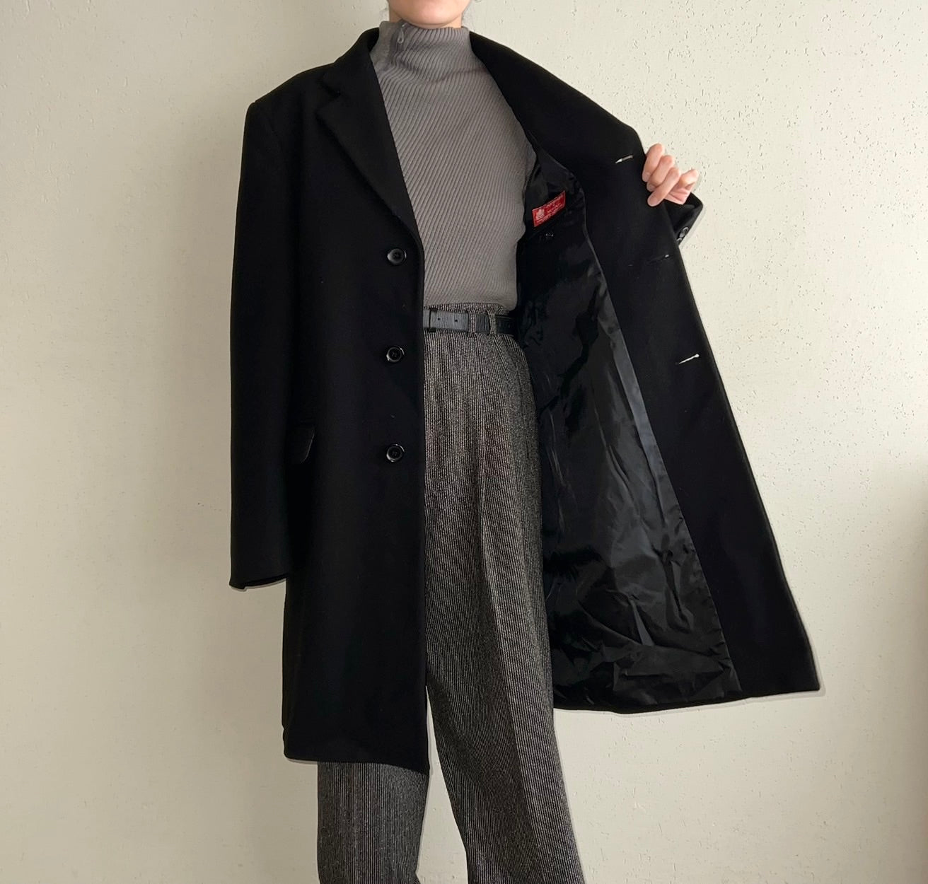 90s Cashmere Coat Made in Italy