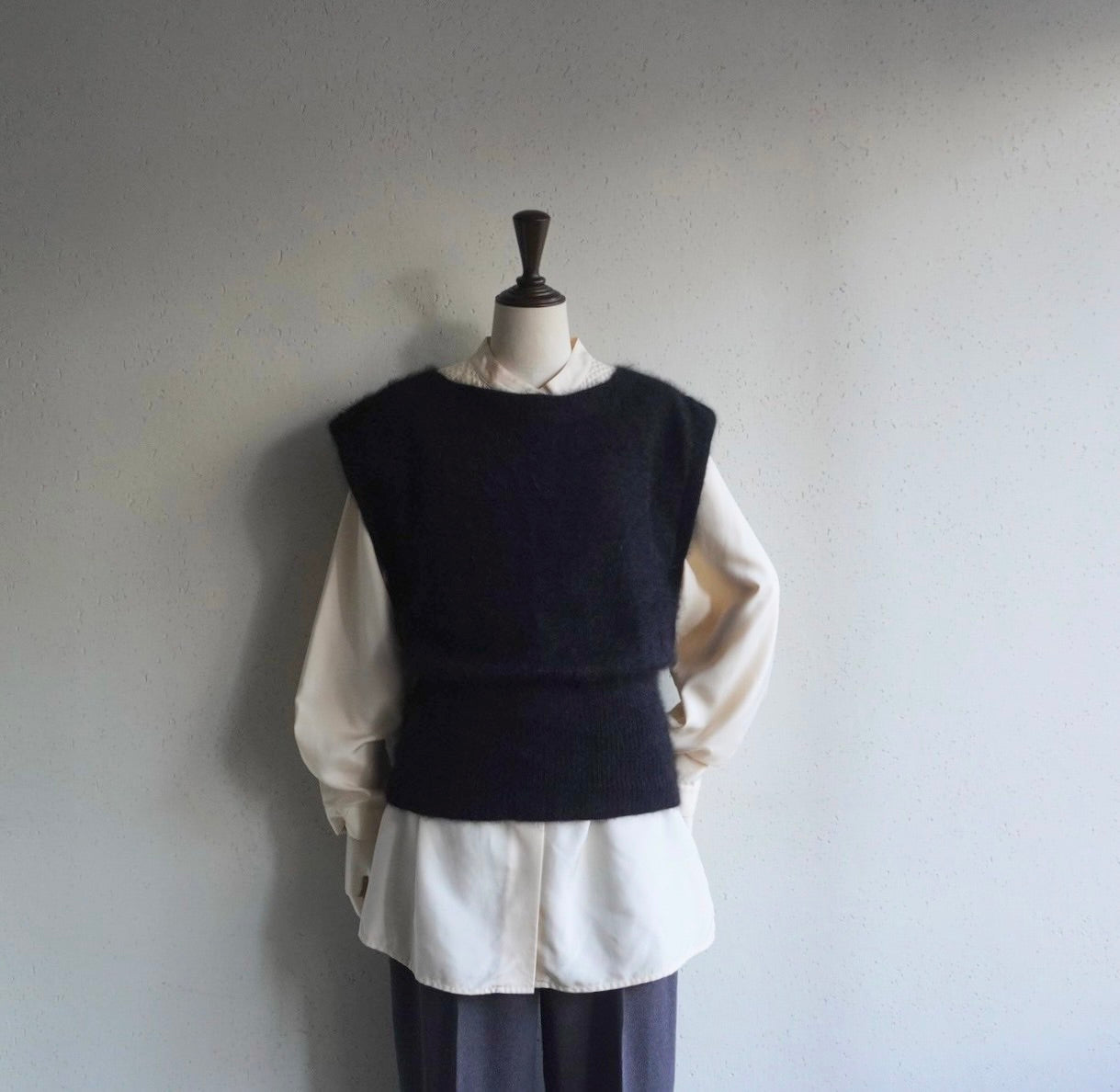 90s Angora Knit Vest