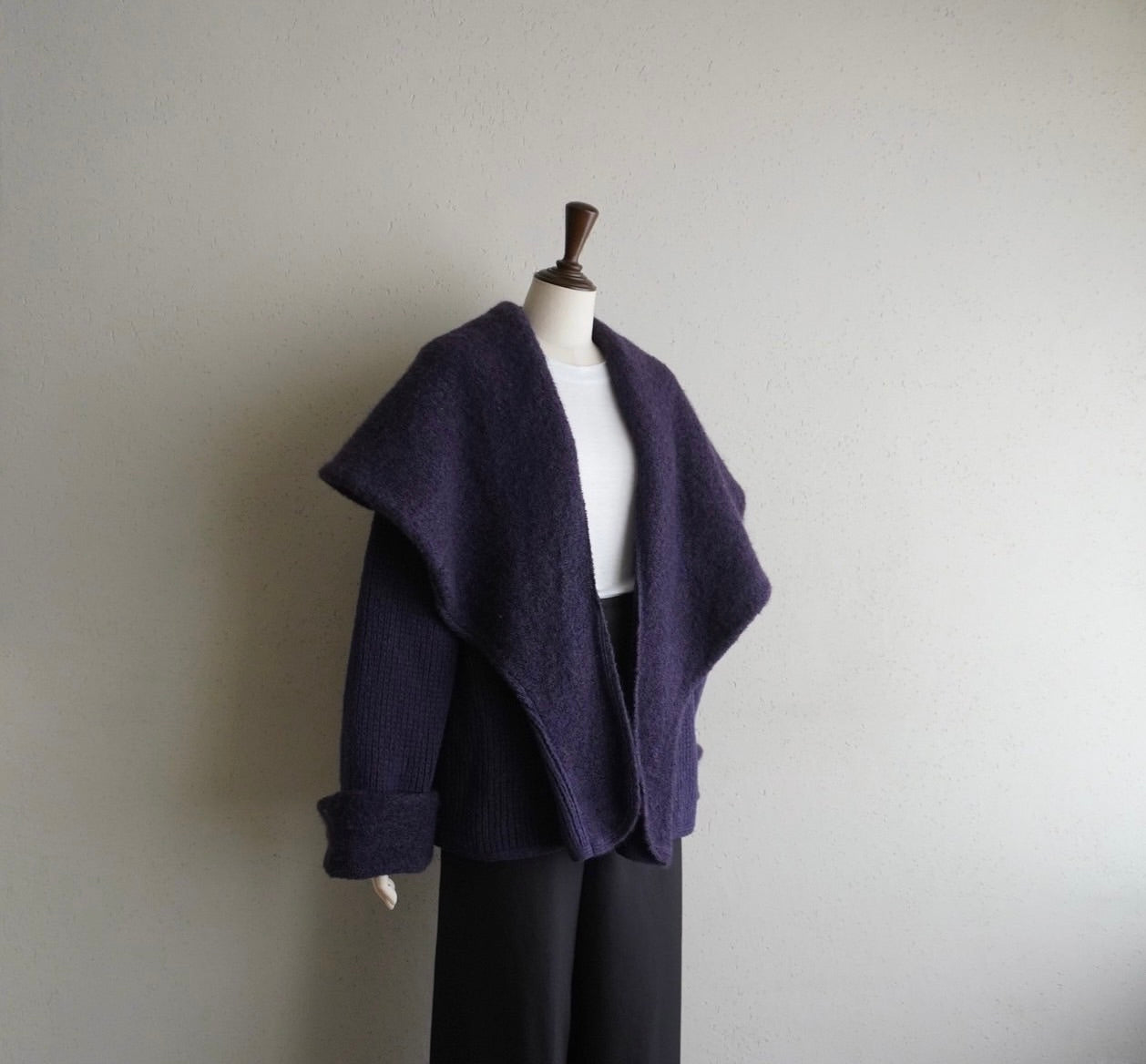 90s Knit Jacket Made in France Dead Stock