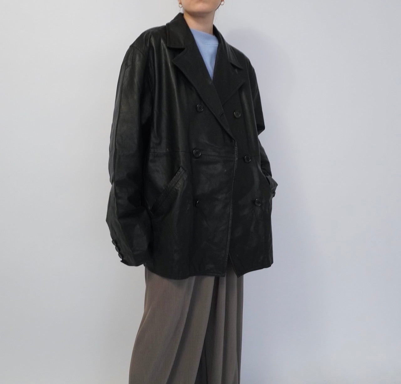 90s "Versus Gianni Versace" Leather Jacket Made in Italy
