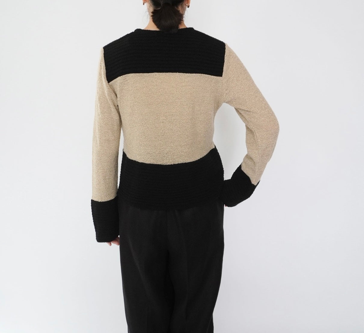 90s Two Tone Design Top