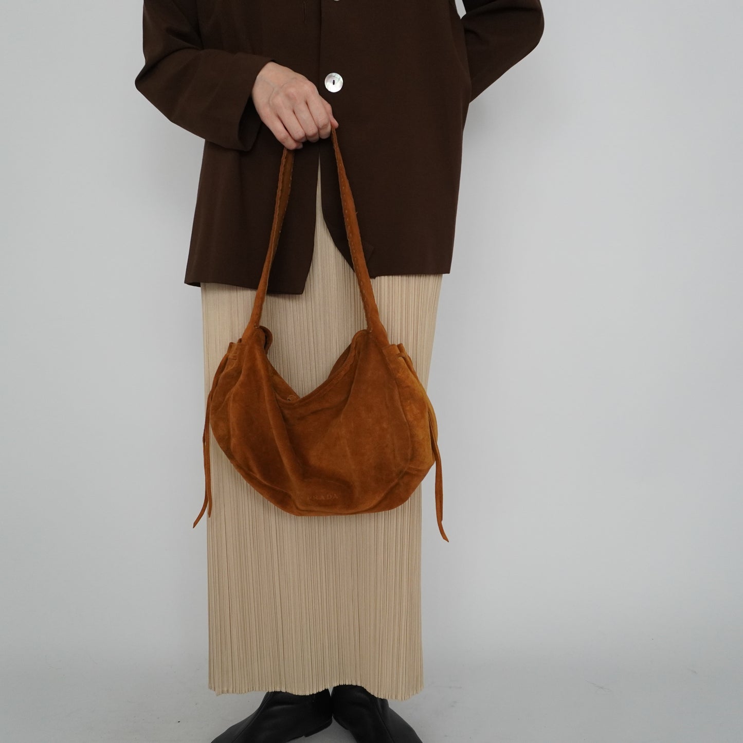 "PRADA" Suede Bag