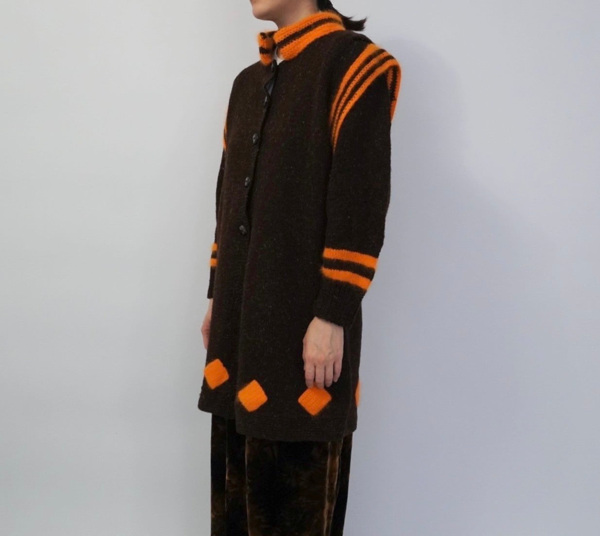 80s Design Knit Jacket