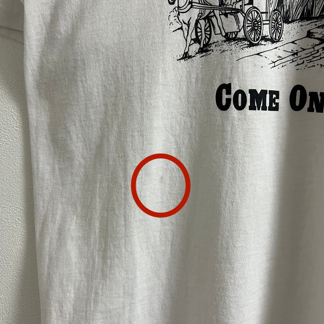 90s Printed T-shirt Made in USA