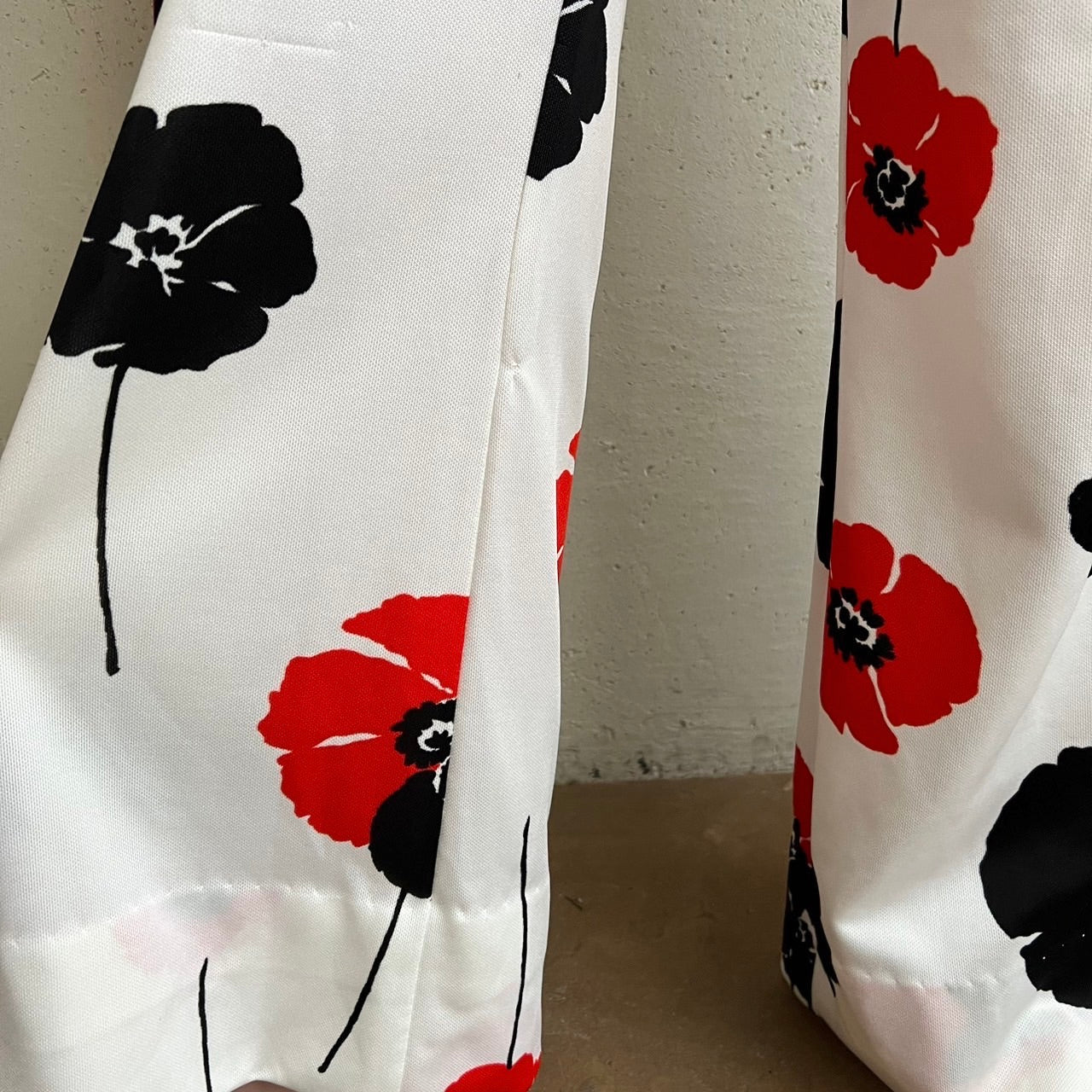 70s Floral Print Pants