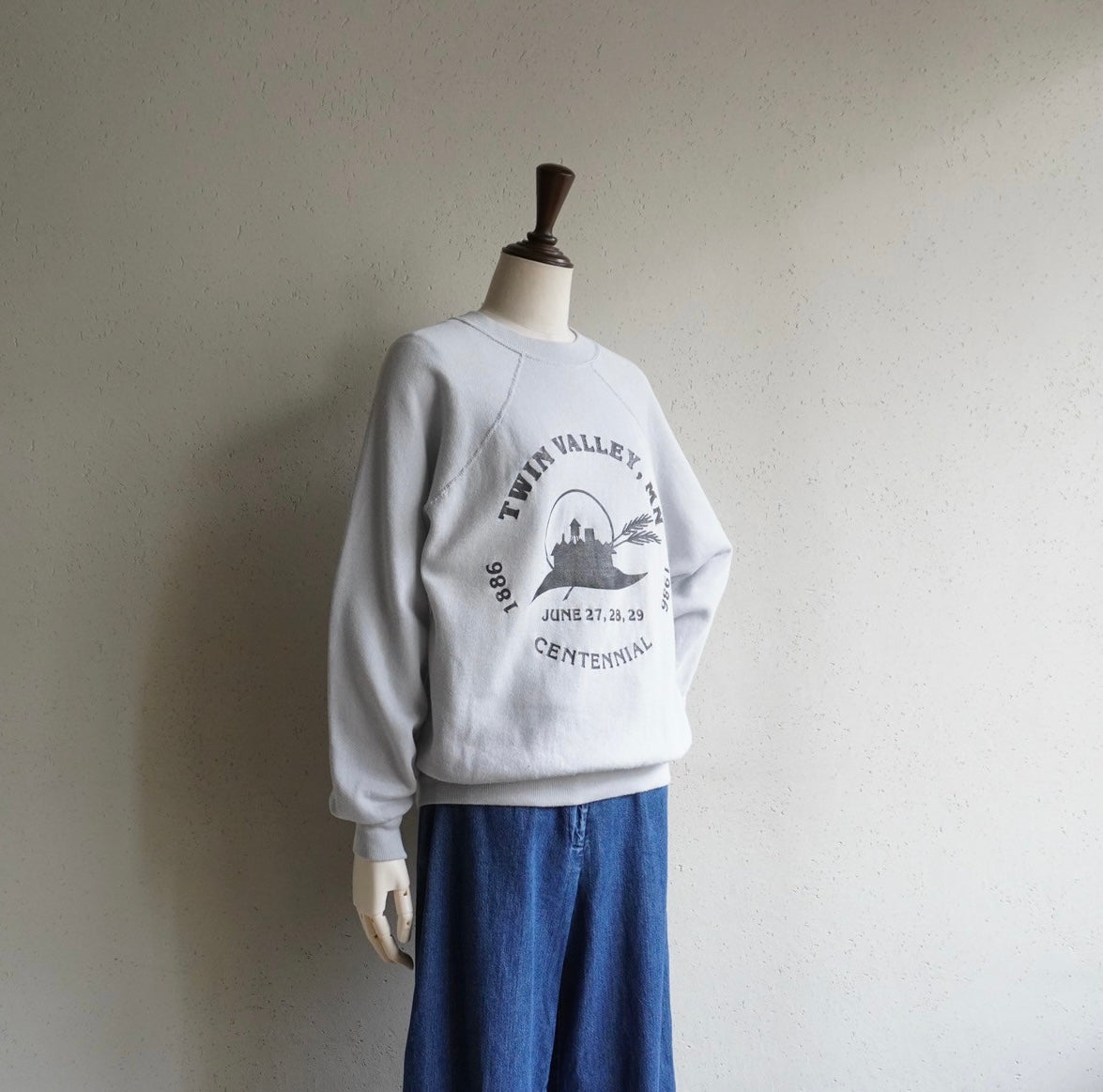 80s Printed Sweater Made in USA