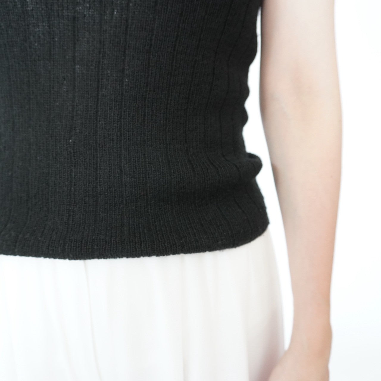 90s Ribbed Top Made in Italy