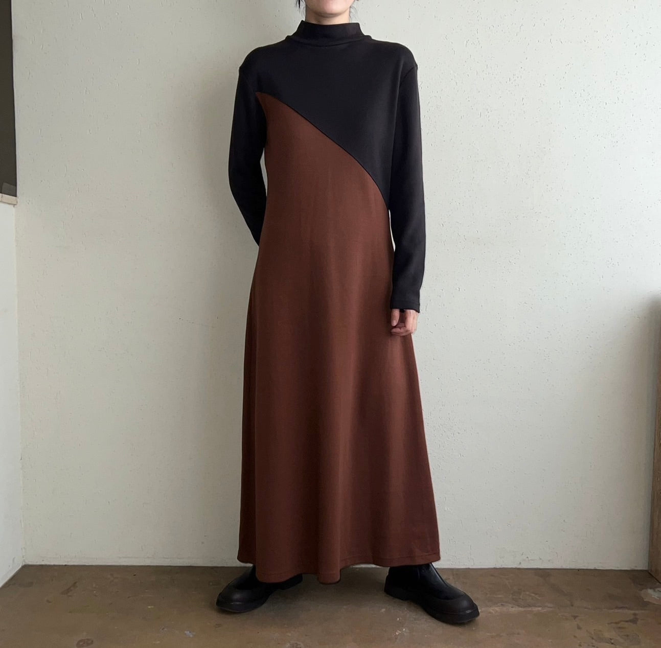 90s Two-Tone Dress