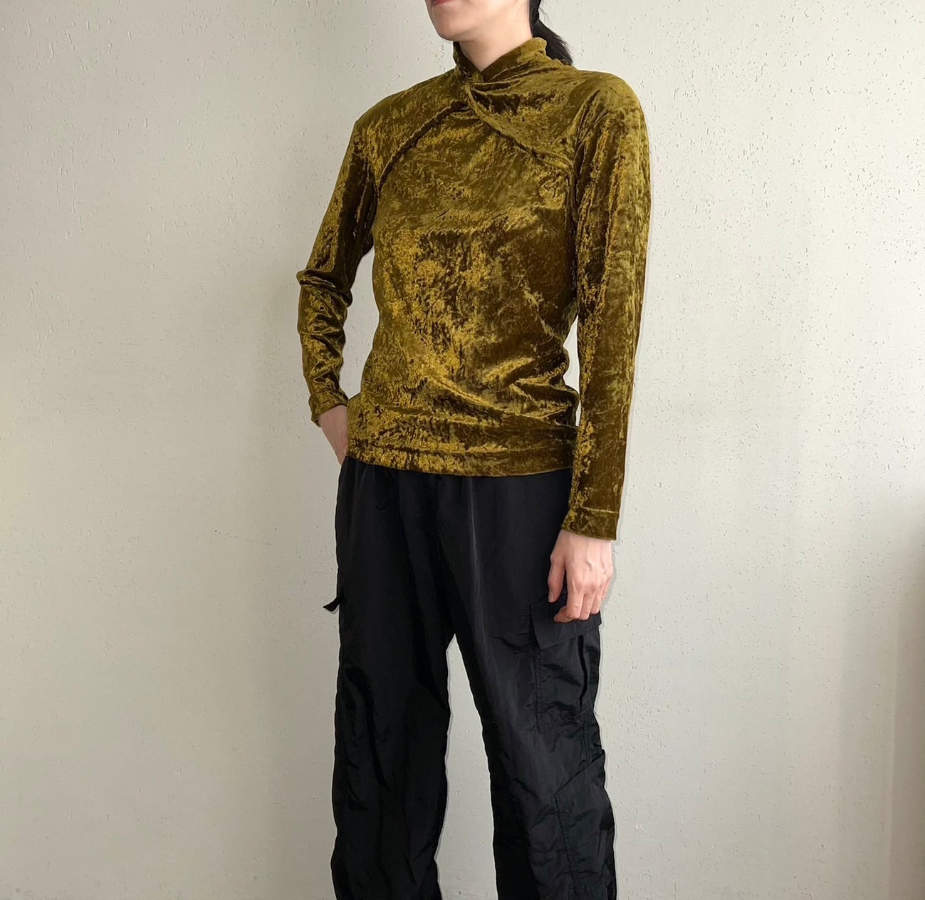 90s Velor Design Top