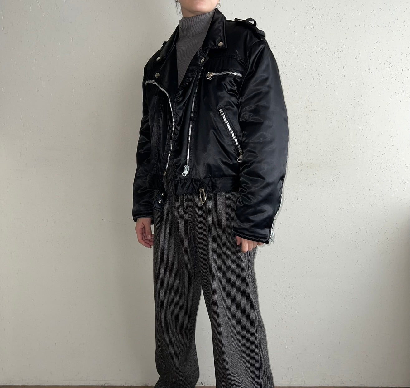 90s Nylon Riders Jacket Made in Italy