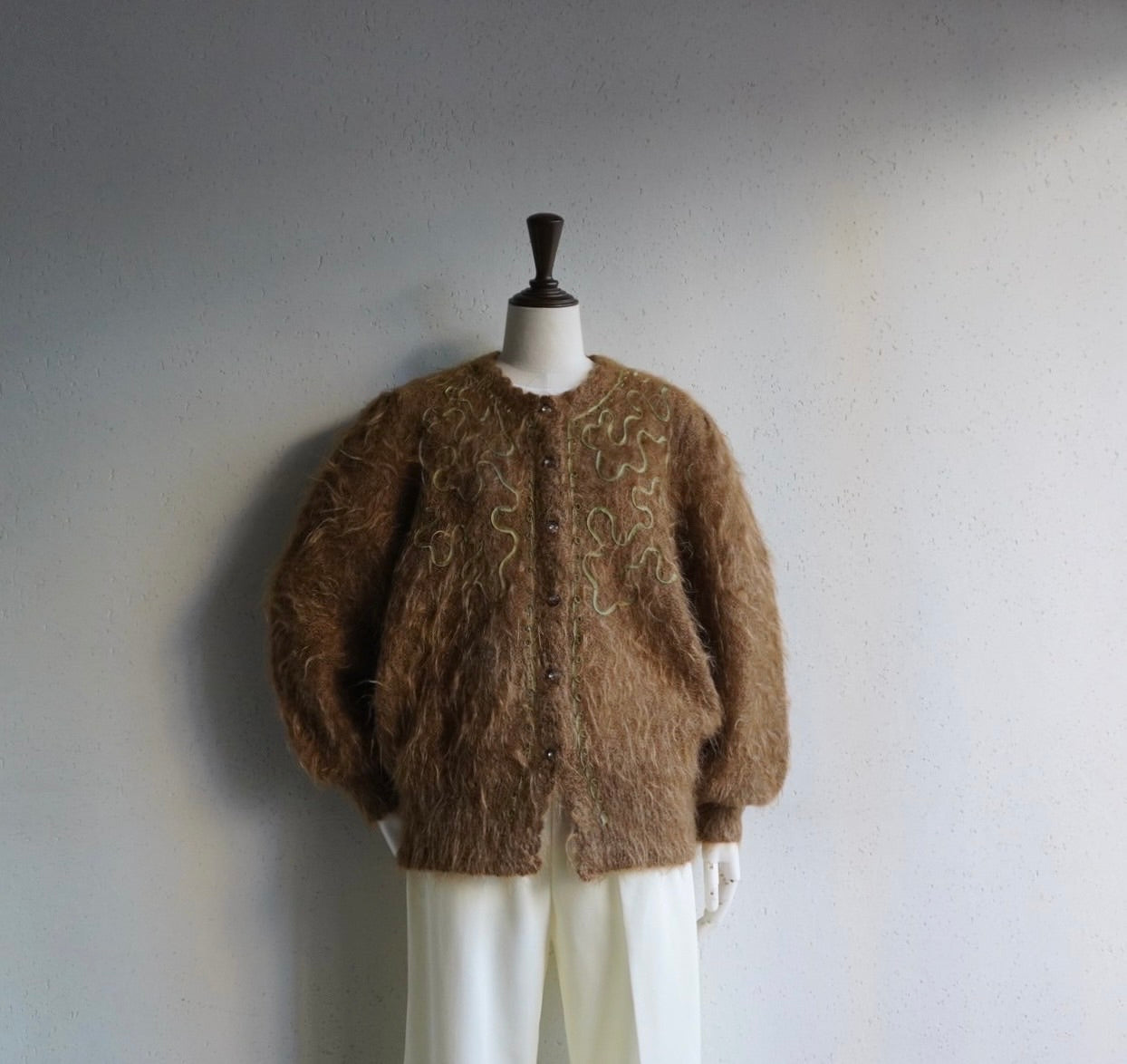 80s Design Knit Cardigan
