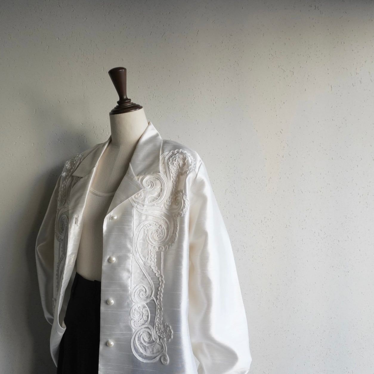 90s Cord Lace Shirt, Jacket