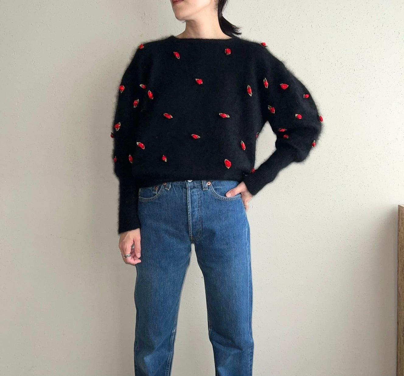 90s Design Angora Knit