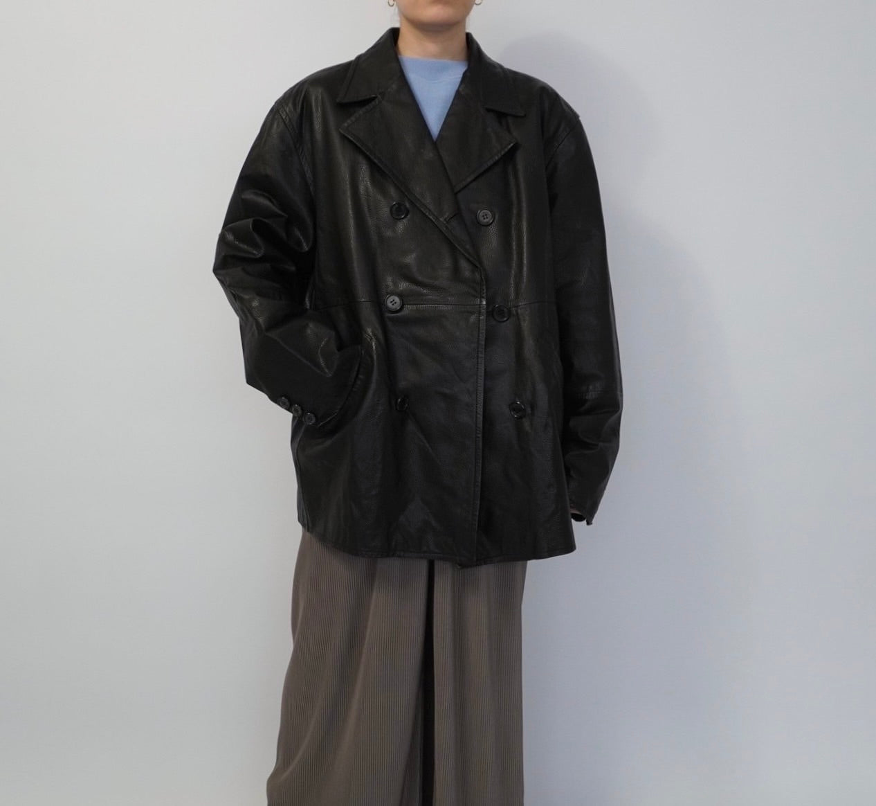 90s "Versus Gianni Versace" Leather Jacket Made in Italy
