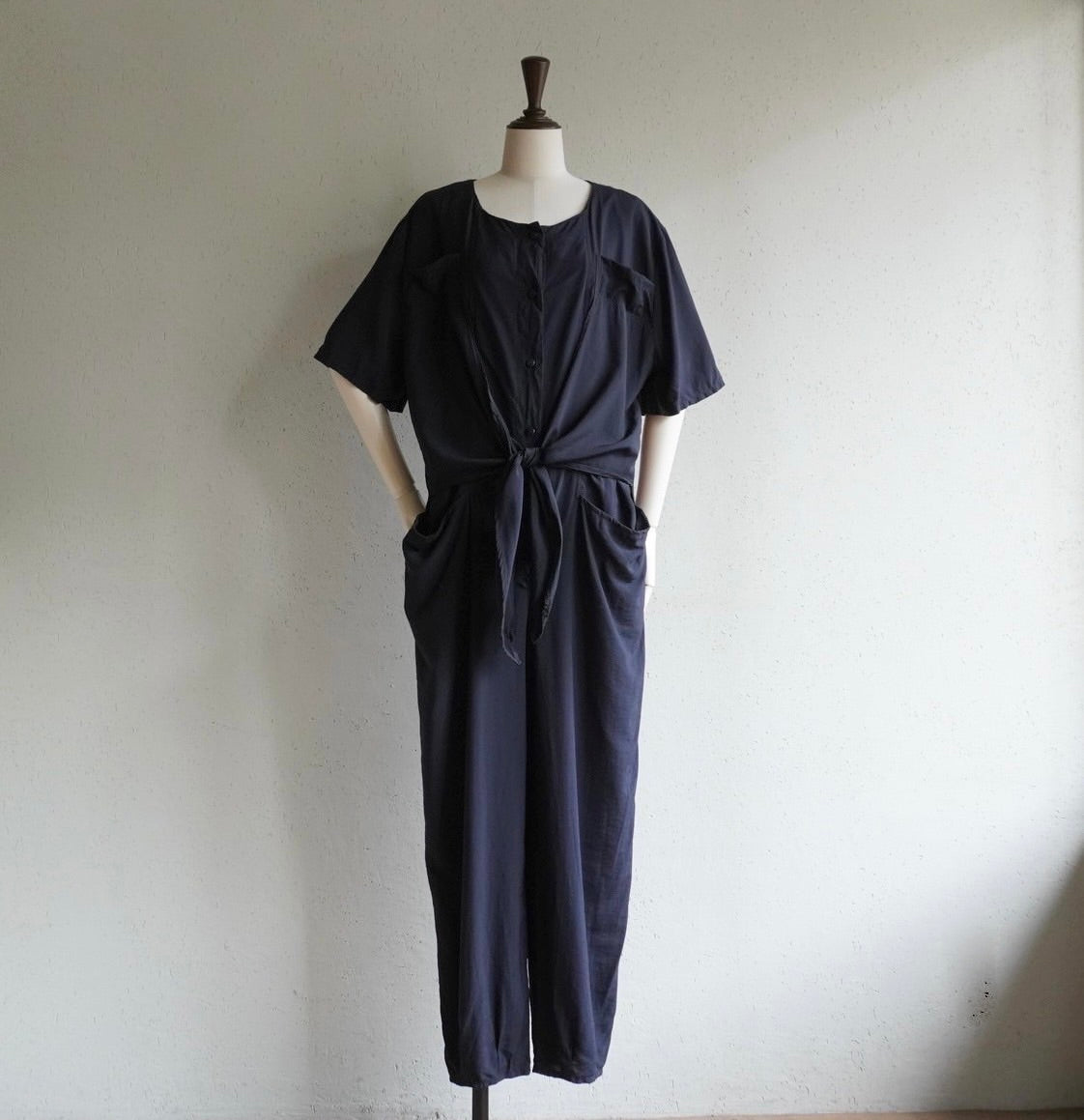 90s Black Jumpsuit Made in Italy