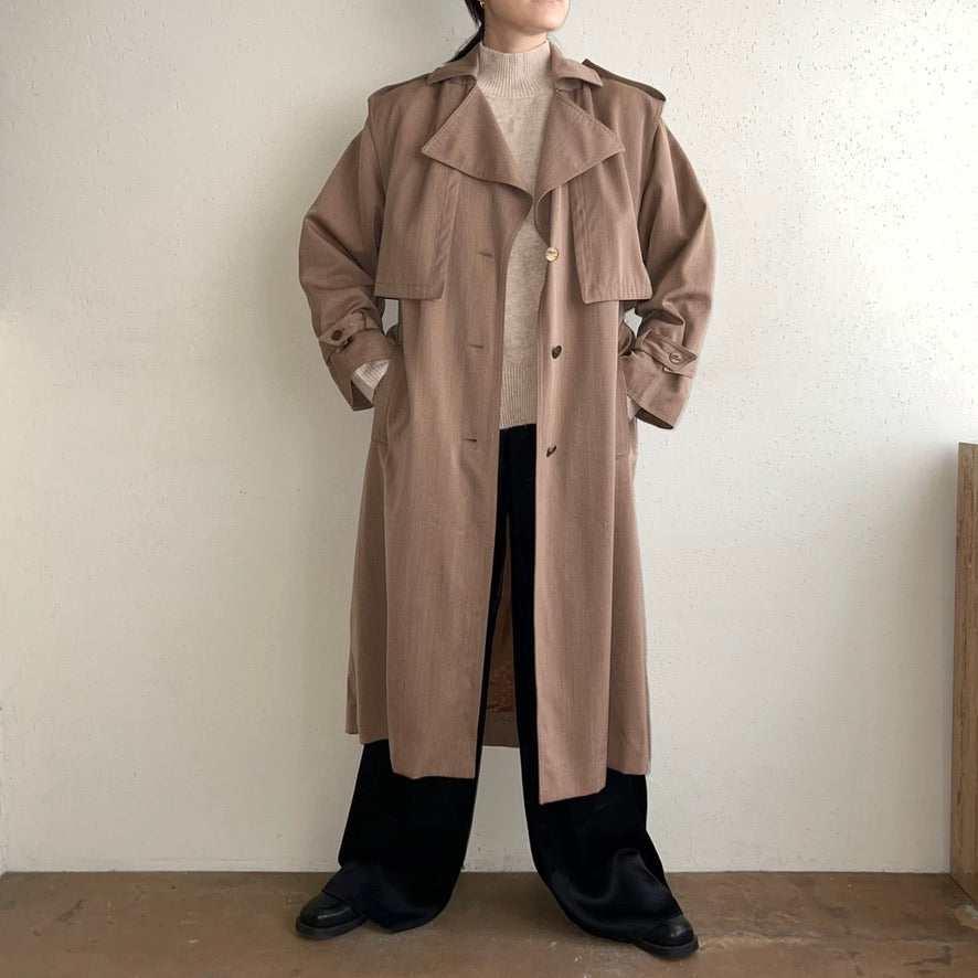 80s "Louis Feraud" Wool Coat