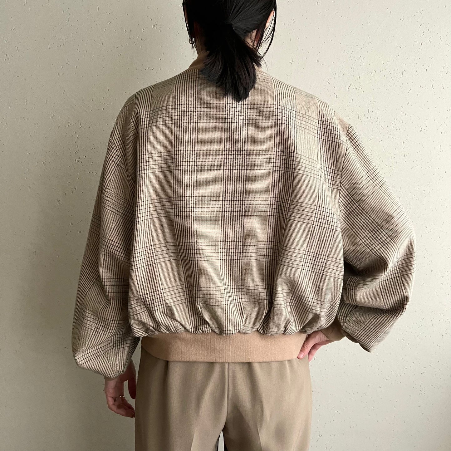 90s Plaid Light Jacket